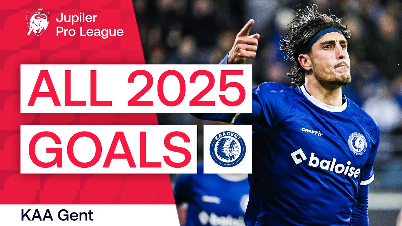 ALL KAA GENT GOALS IN 2025 | Jupiler Pro League