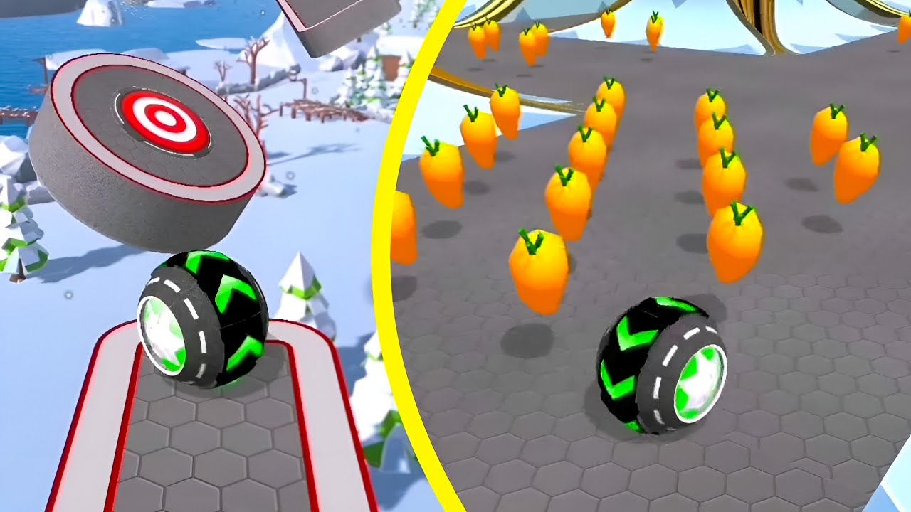 Rolling Ball Sky Escape - Gameplay SpeedRun All Levels 274 - 282