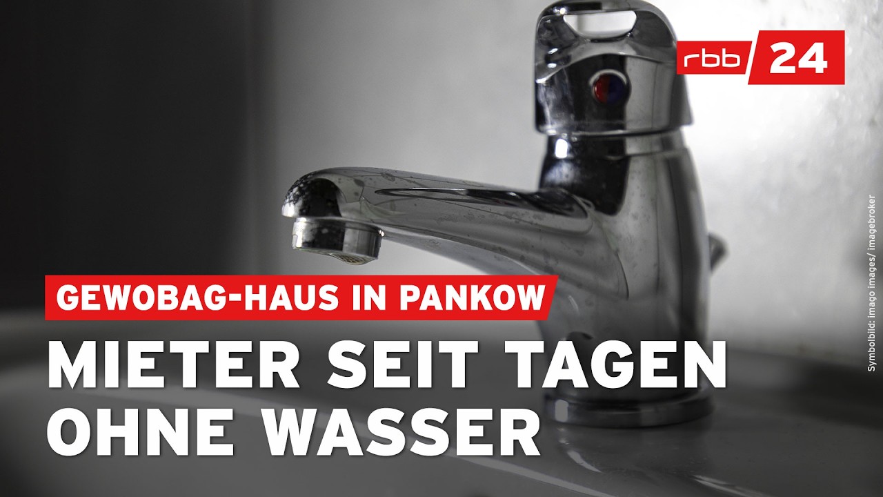 Berliner Gewobag-Hochhaus ohne Wasser - Bewohner sind verzweifelt