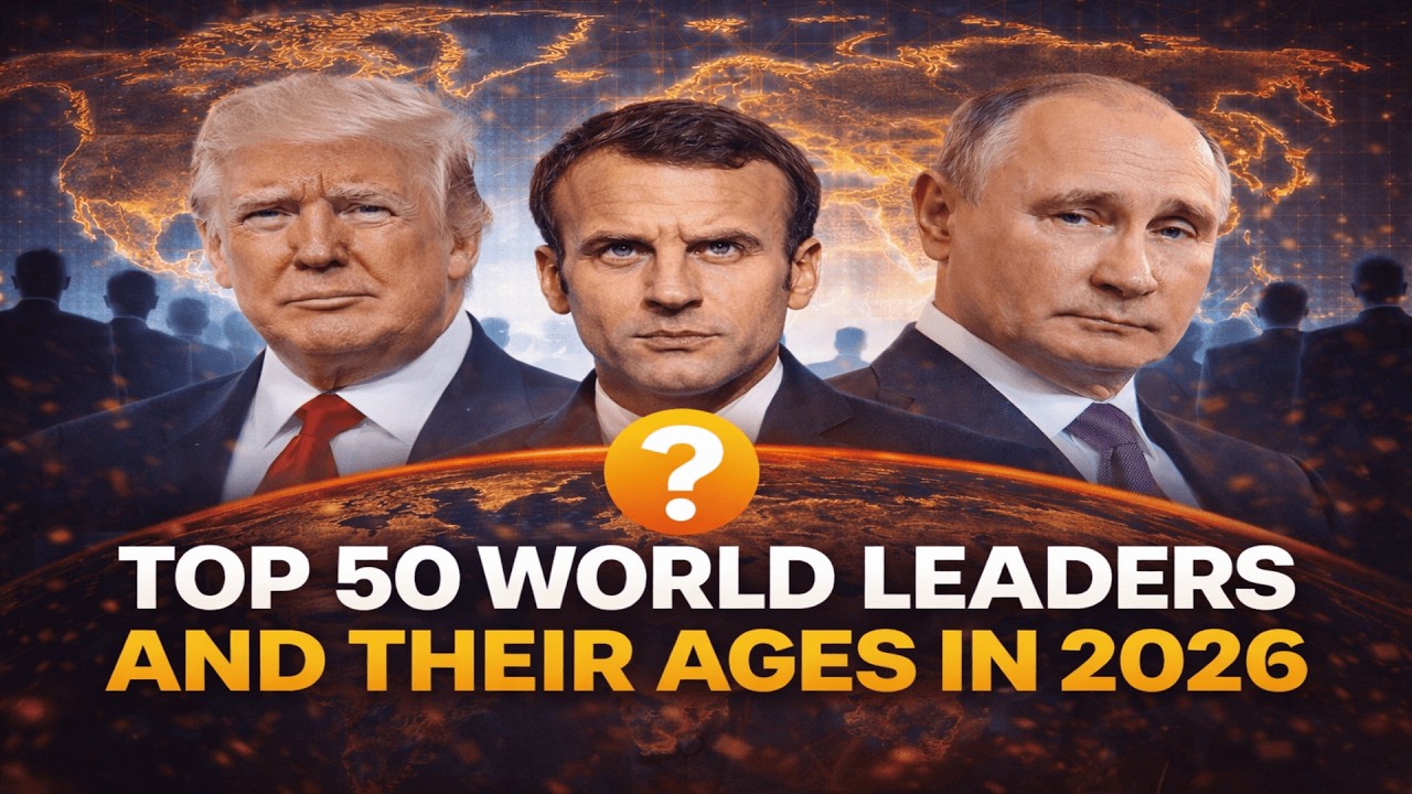 50 ведущих мировых лидеров и их возраст в 2026 году
