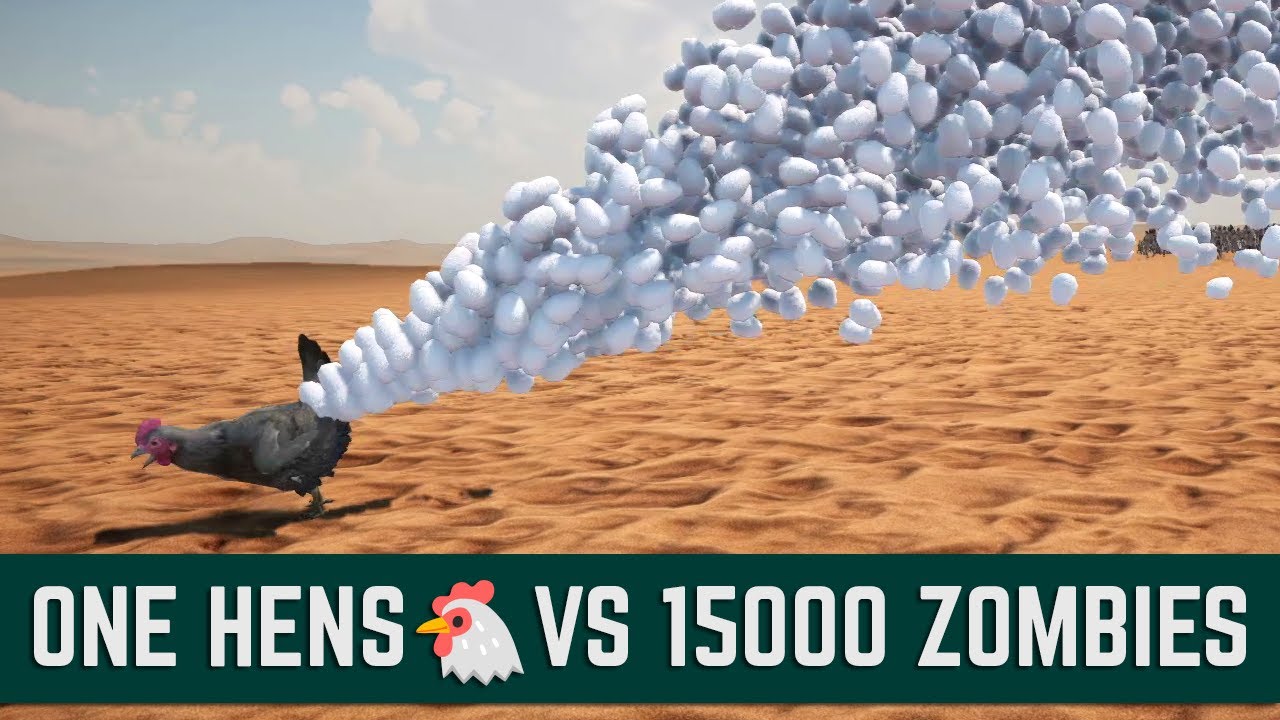 The Lone Chicken vs 10,000 Zombies – Ultimate Survival Battle 🐔🧟‍♂️