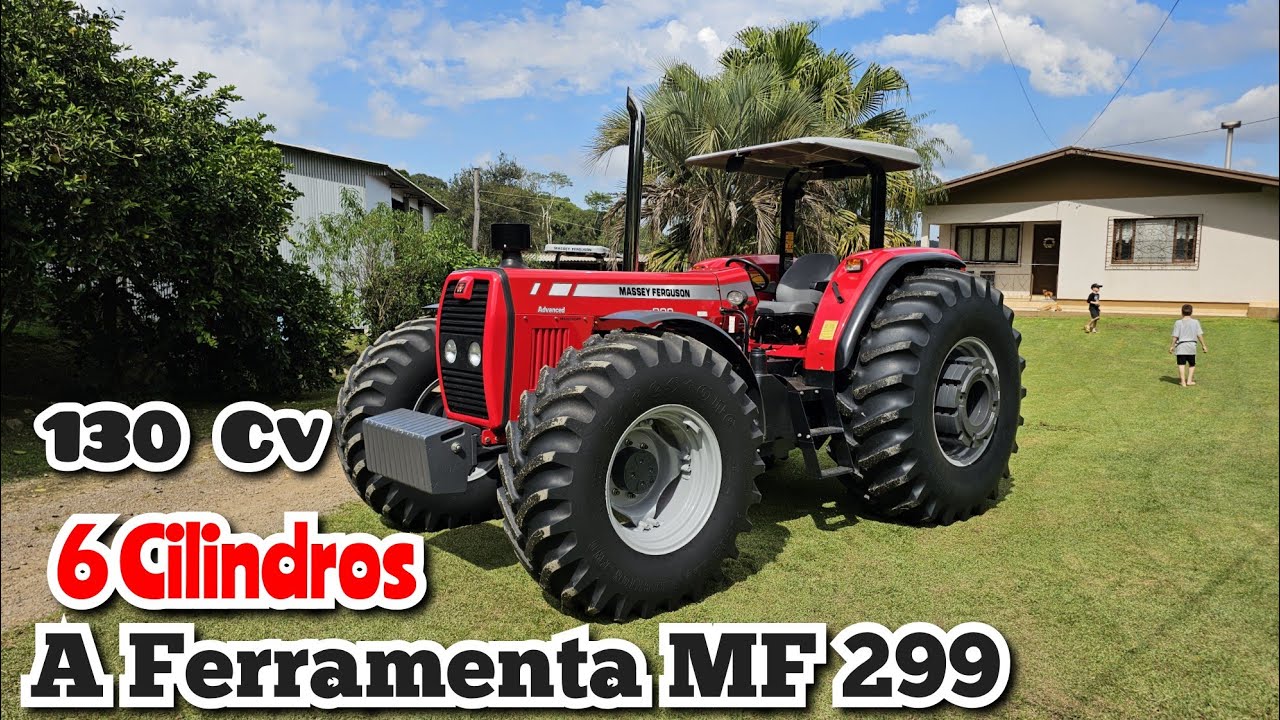 MF 299 Época Dos Motor 6 Cilindros Turbo