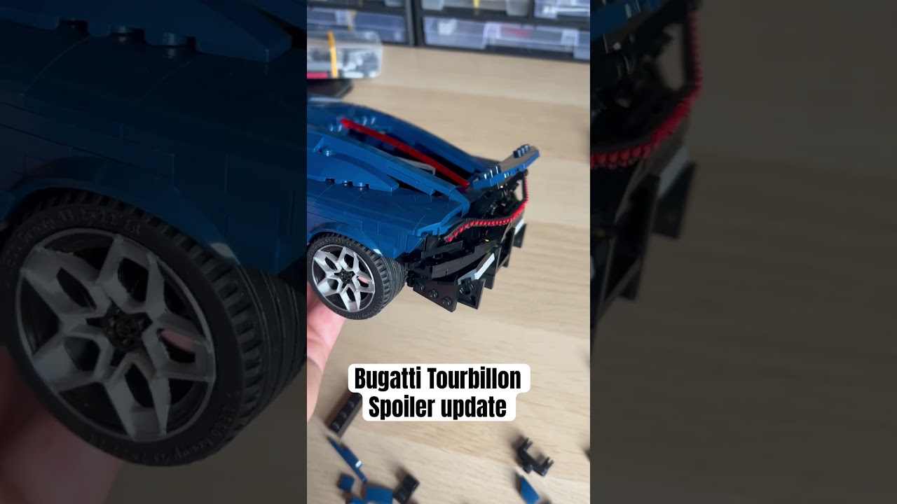 Bugatti Tourbillon lego moc update #moc #lego #legokit #automobile #3dsupercarbricks #legosportscar
