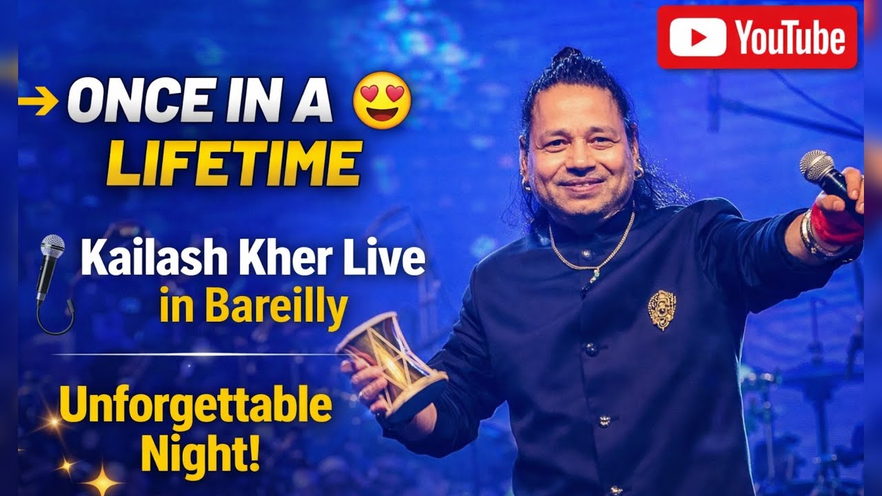 “Once in a Lifetime Moment with Kailash Kher Ji in Bareilly ❤️” |Concert” l #bareilly #shalini 
