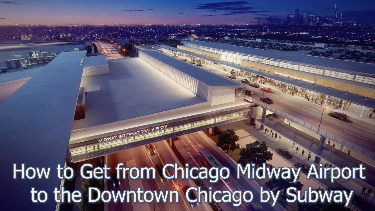 🇺🇸 (MDW) How to Get from Chicago Midway Airport to Downtown Chicago by Subway