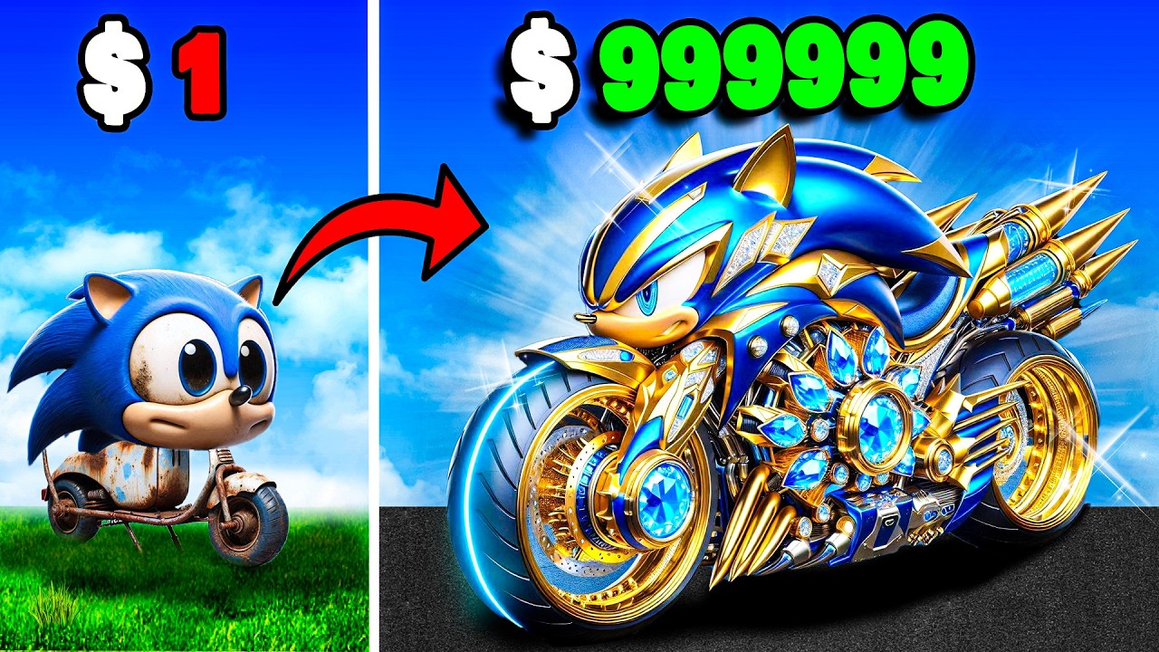 Мотоцикл SONIC стоимостью от 1 до 1 000 000 долларов в GTA 5