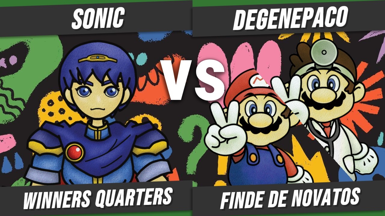Finde De Novatos # 1 SONIC (Marth) VS DegenePaco (Mr G&W/Mario/Doc) Winners quarters