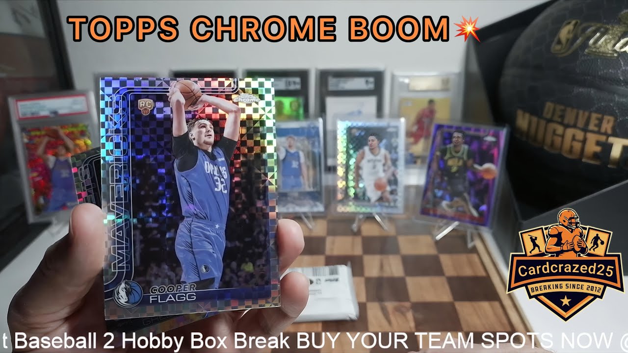 COOPER FLAGG X-FRACTOR SURPRISE?! 😱 Topps Chrome Box Break