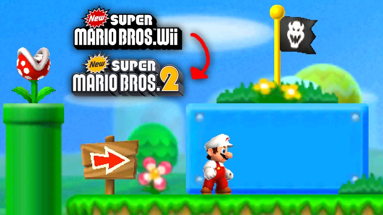 Я перенёс новые уровни Super Mario Bros. Wii на 3DS