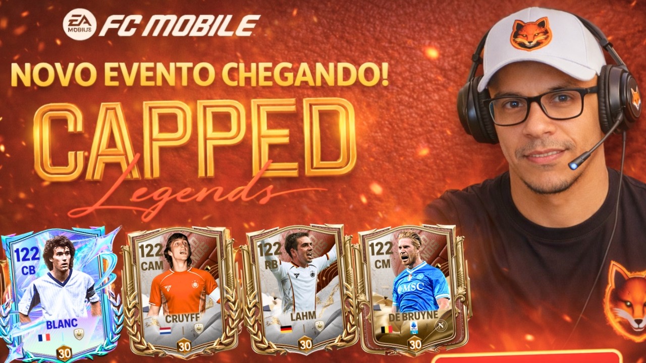 👑 CAPPED LEGENDS AO VIVO! O NOVO EVENTO VAI SER INSANO?