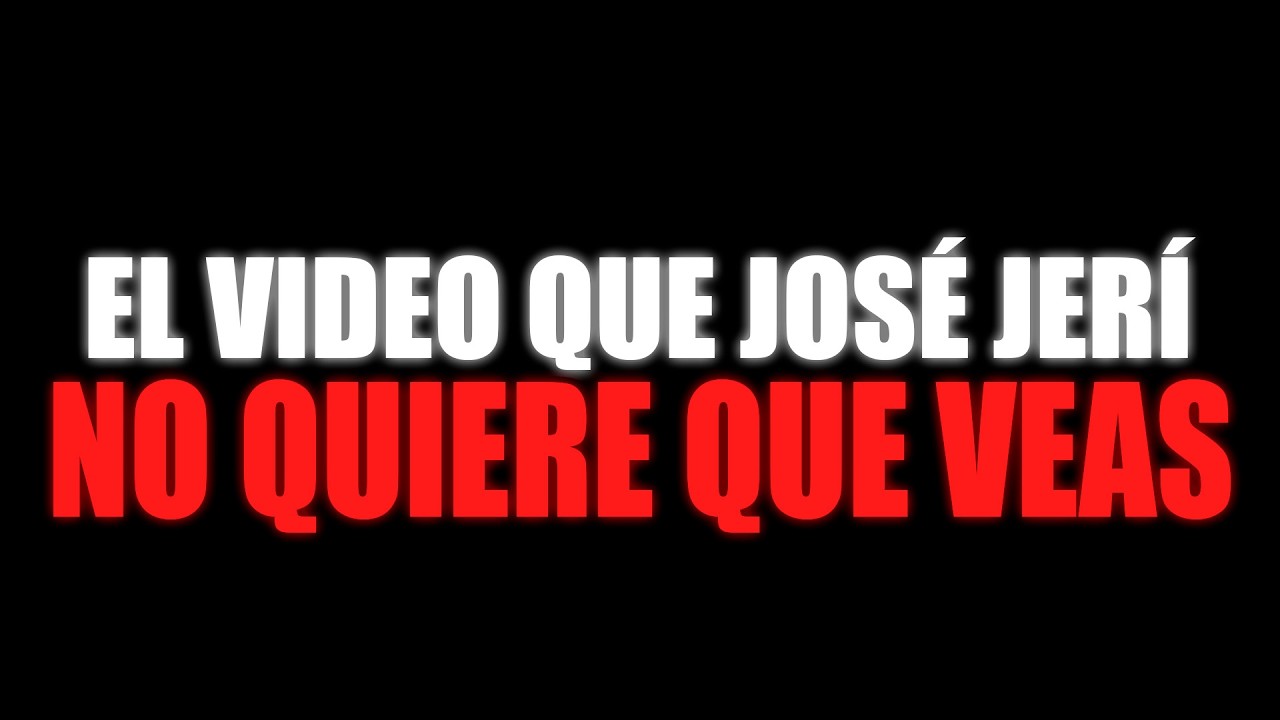 SE DESCUBRIO EL SECRETO OSCURO DE JOSE JERI 🥶