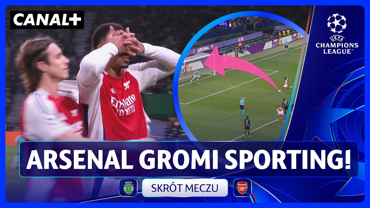 KONCERT ARSENALU! MARCINIAK I KIWIOR NA BOISKU! SPORTING - ARSENAL, SKR&Oacute;T MECZU
