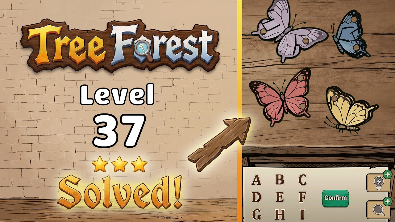 Tree Forest: Detective Words - Level 37 Walkthrough 🧩 | Full Solution & Gameplay! 🌲✨