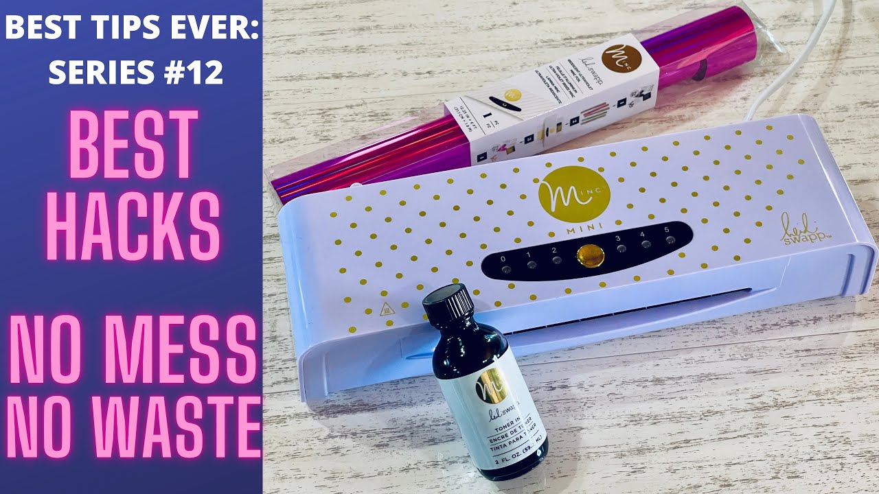 💥AMAZING HACKS FOR HEIDI SWAPP  MINC TONER INK & FOIL TRANSFER MEDIUM MUST SEE💥