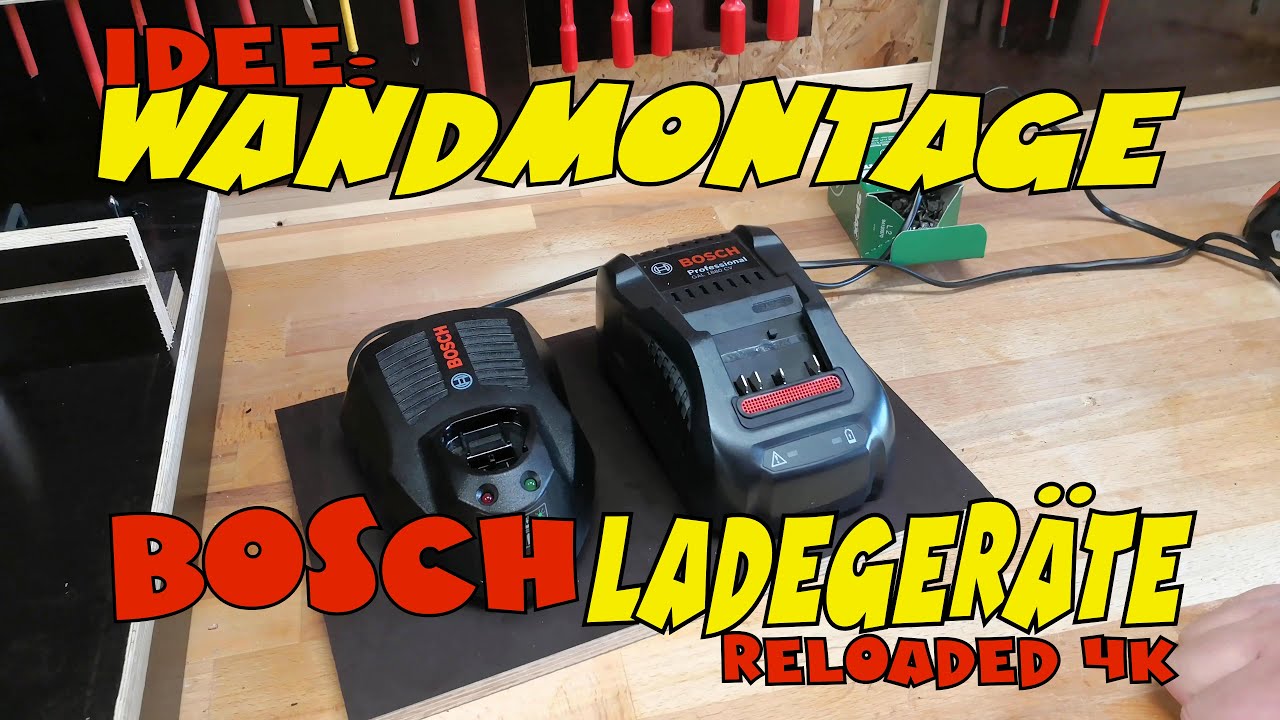 Bosch Professional GAL 1880CV 1230CV Ladegerät Wandmontage