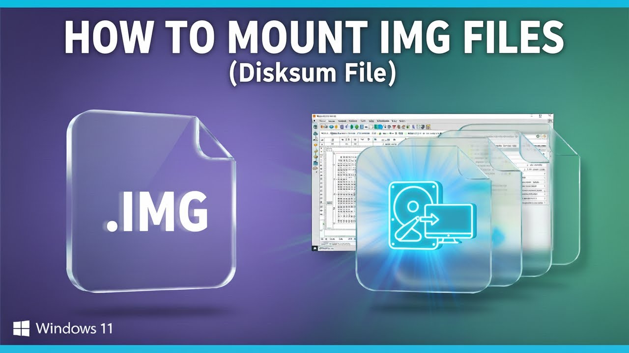Как смонтировать IMG-файлы (Windows 10/11)