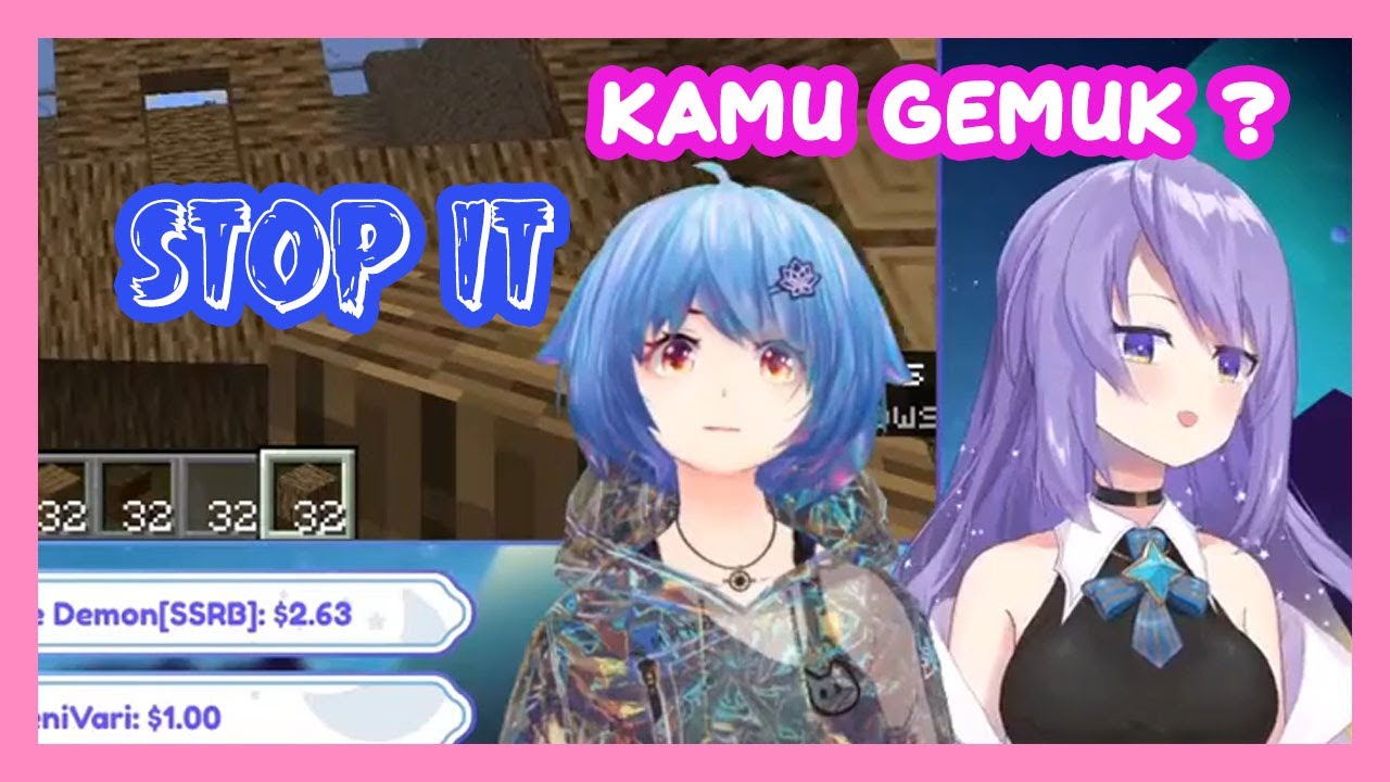 [ Hololive sub indo ] Vtuber gendut itu cantik