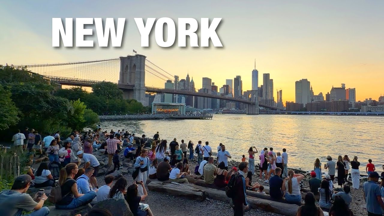New York City 4K LIVE Brooklyn to Manhattan on Wednesday Evening (September 16, 2026)