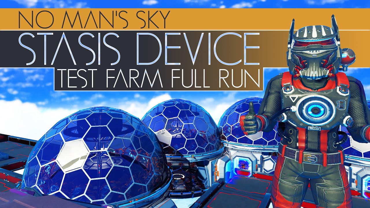 Refined Money Making in No Man's Sky | Stasis Device Test Farm Harvest Run | 1B Units in 17 Minutes
