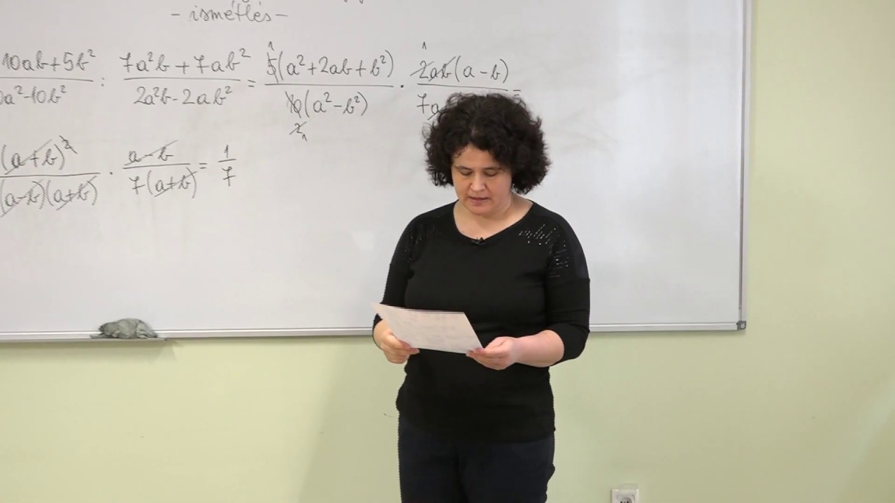 Racionális algebrai kifejezések: vegyes feladatok