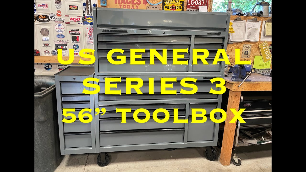 US General / Harbor Freight Series 3 Tool Boxes - 56