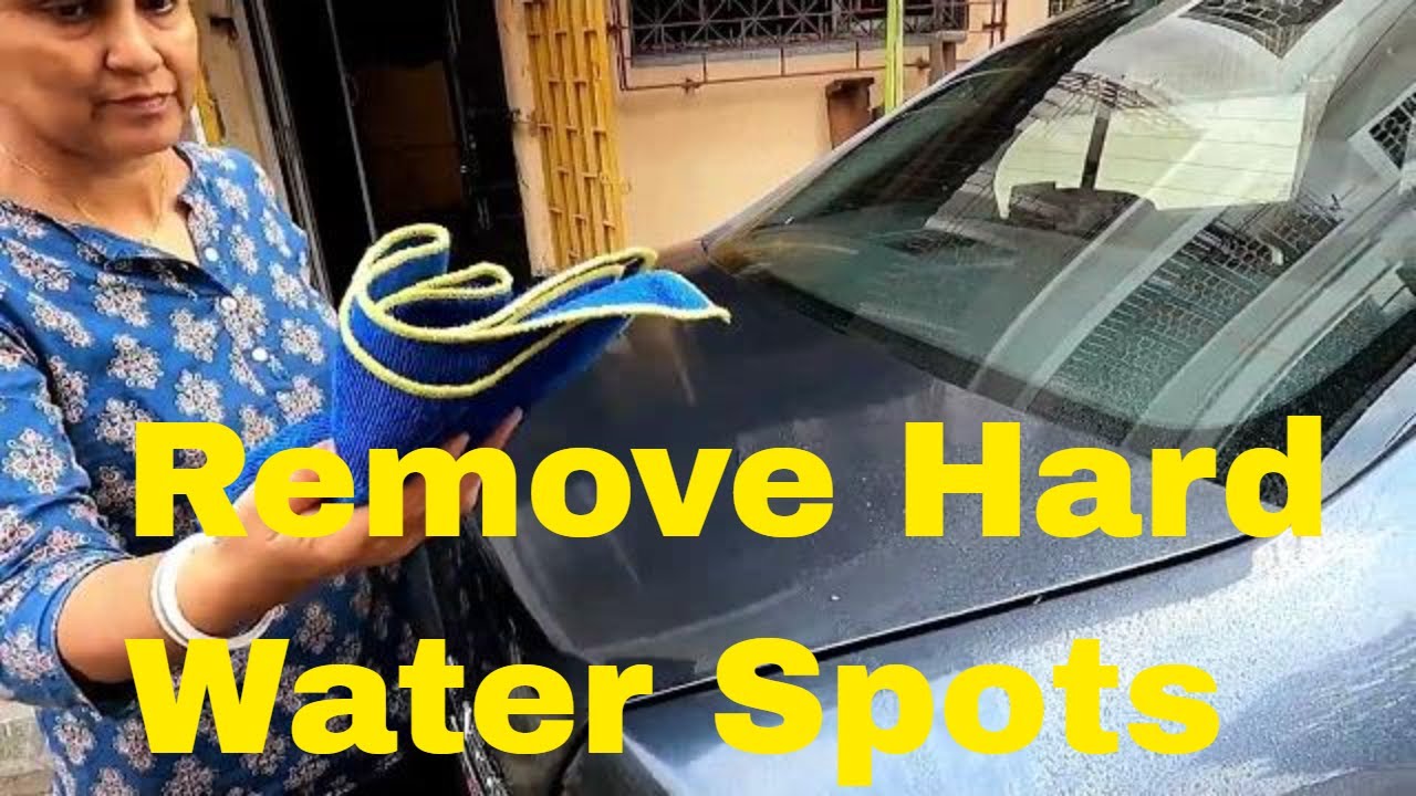 How To Remove Hard Water Spots of Your Car With Vinegar 