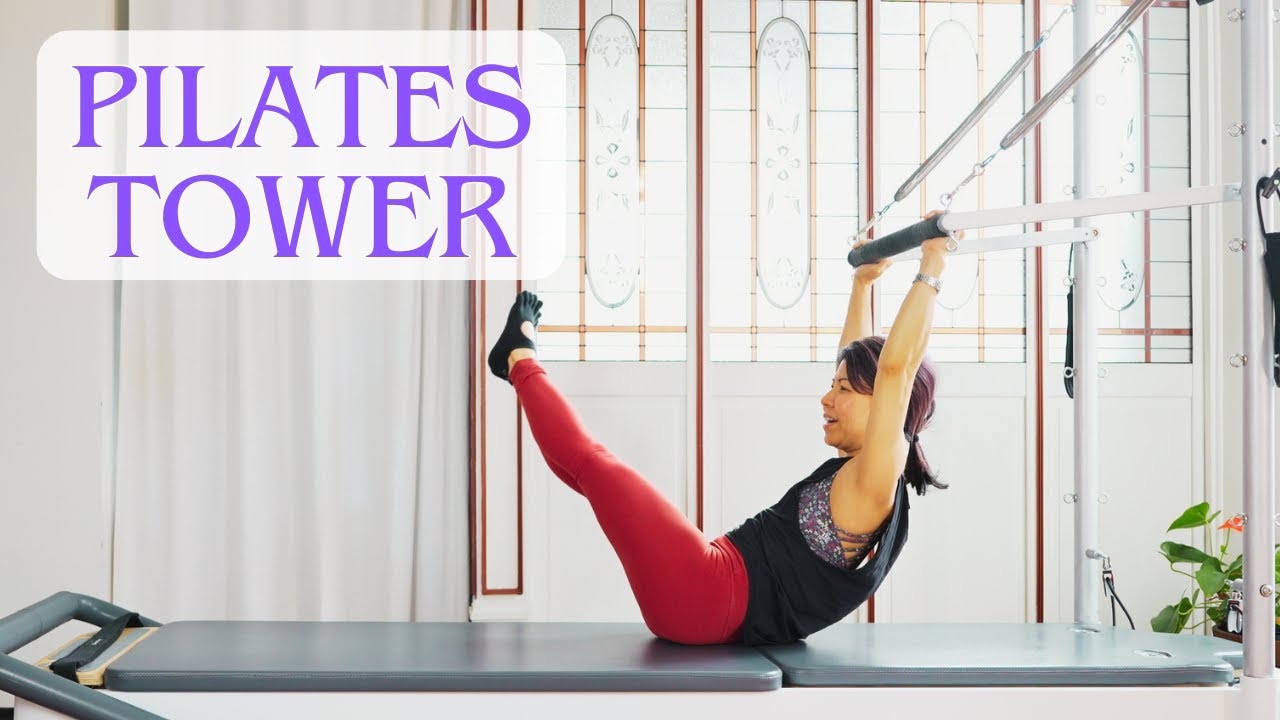 [40 min] Pilates Tower Workout/Push Through Bar/Full body