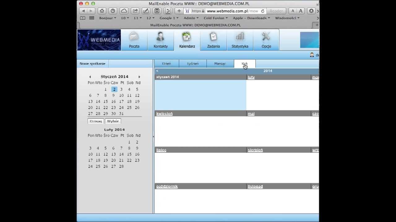 Przyjazny WEBMAIL w WEBMEDIA Polska.