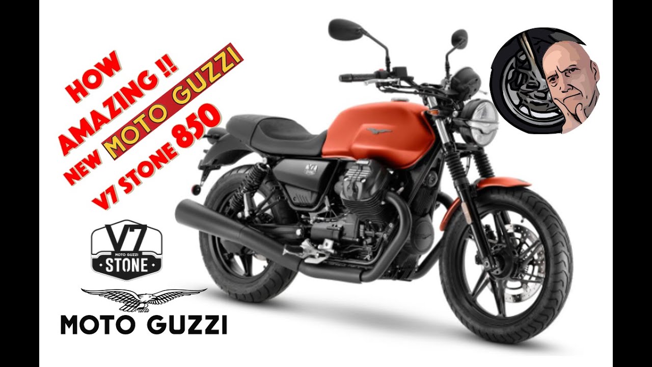 HOW AMAZING !! WE TESTED THE NEW MOTO GUZZI V7 STONE 850