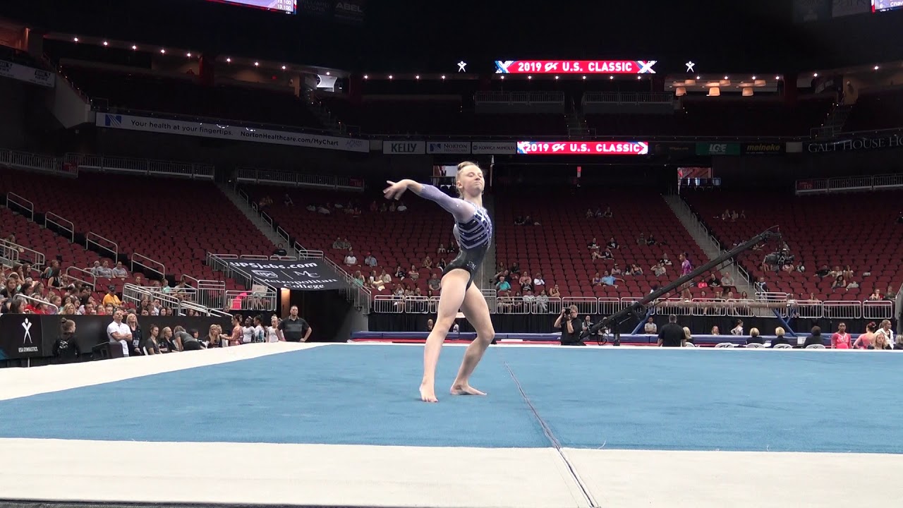 Elizabeth Gantner – Floor Exercise – 2019 GK U.S. Classic – Junior Competition