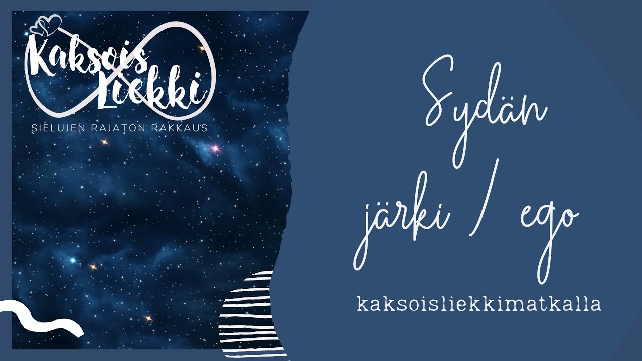 Sydän vai  järki/ego kaksoisliekkimatkalla ❤️  Rakkauden lähde ❤️ Twin Flame Union