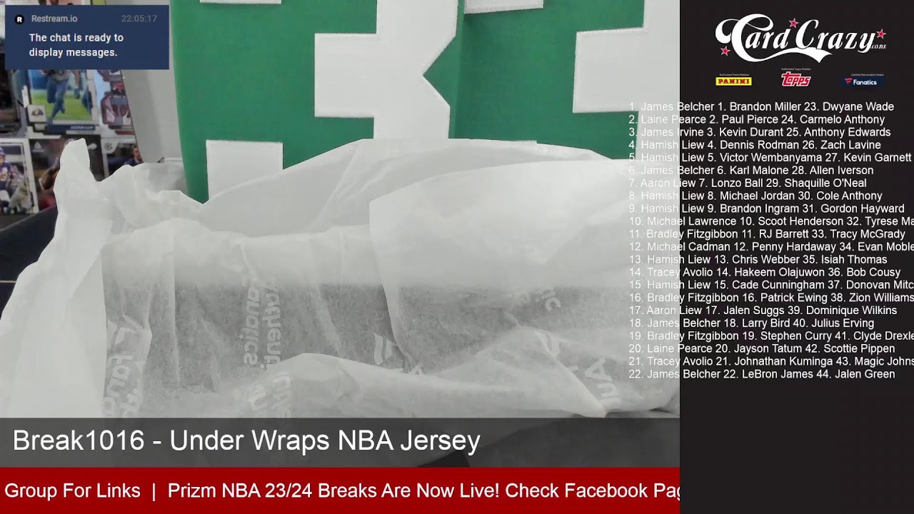 Break1016 - Under Wraps NBA Jersey
