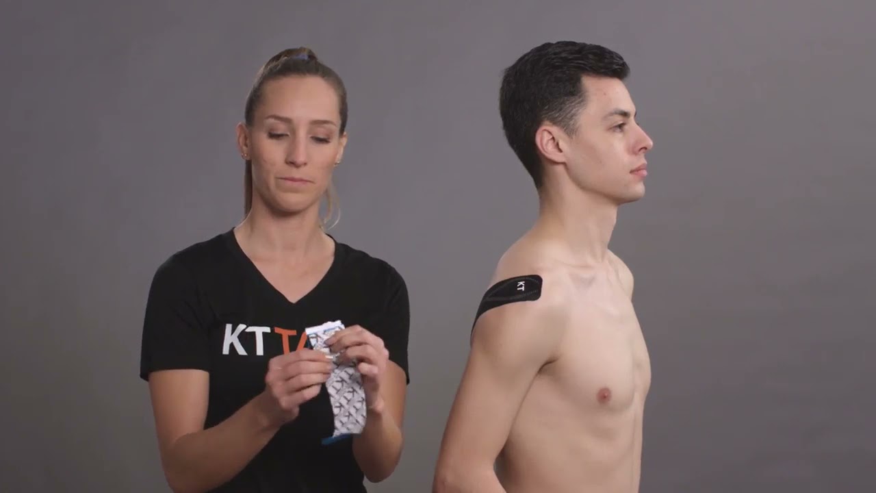 KT TAPE 運動貼紮：肩胛骨痠痛 貼紮防護技巧 Scapula (CC中文字幕)