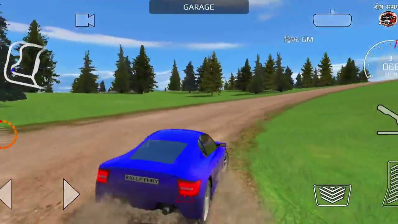 New Blue Car Top Speed Challenge 💨 | Car Racing Game Play Hindi Curbgo Gaming