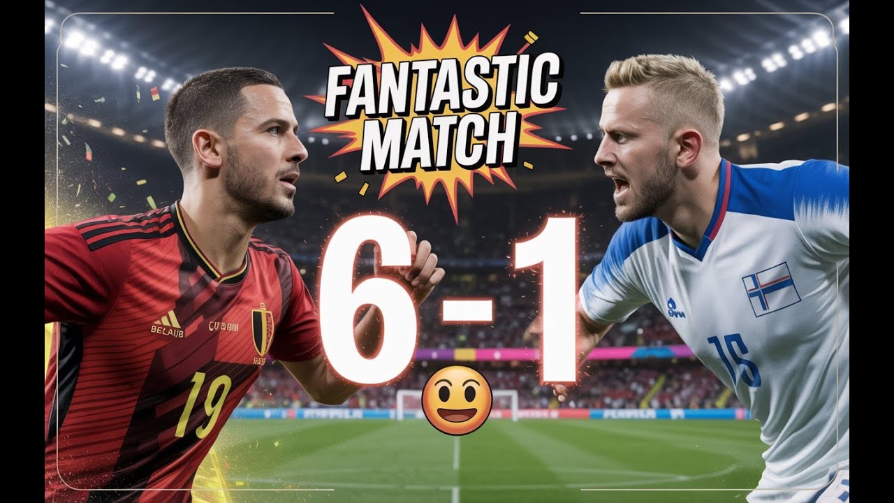Belgium vs Iceland | 6 -1 | fantastic match | fifa 19 gameplay |😃😃😯😯