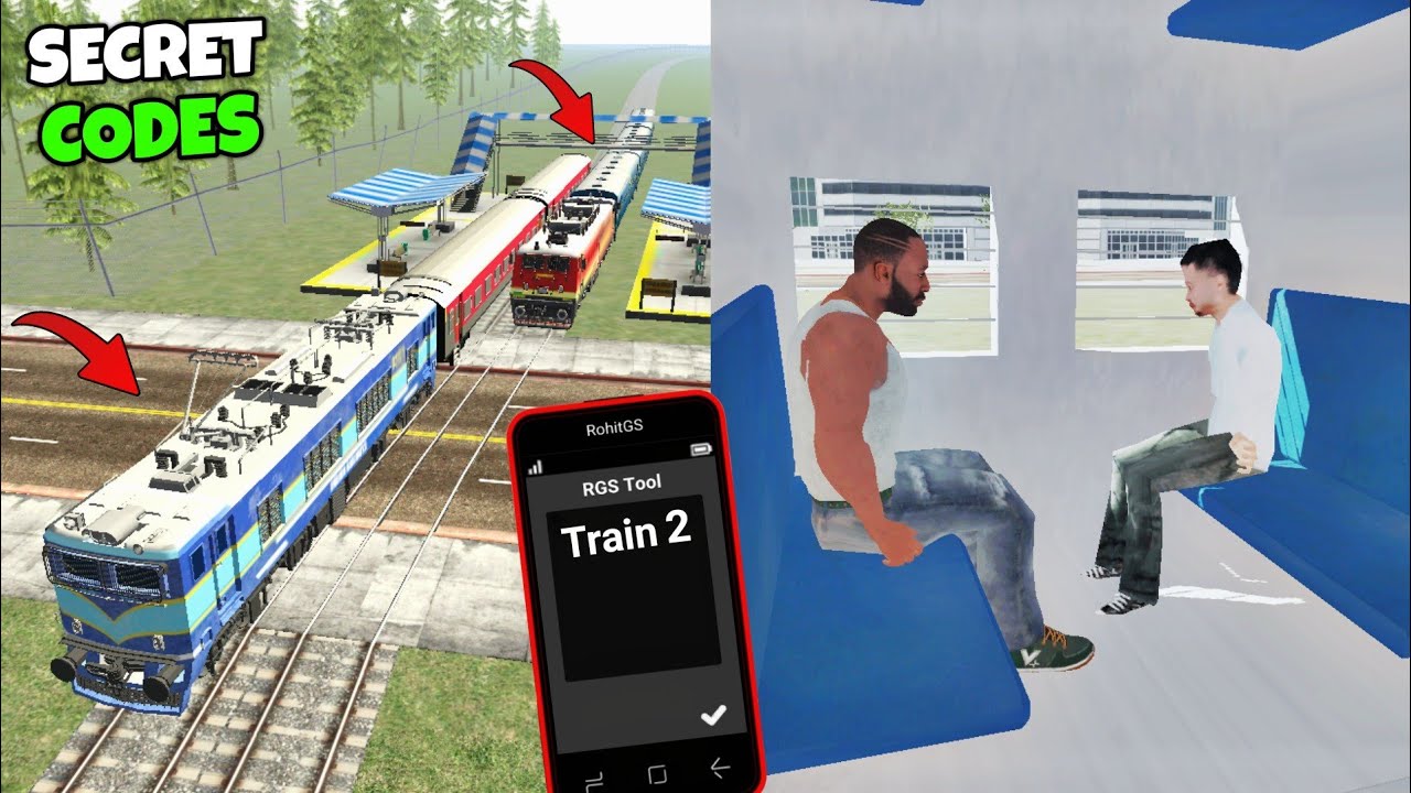 New Train Update Secret RGS Tool Cheat Code in Indian Bike Driving 3D | Myths