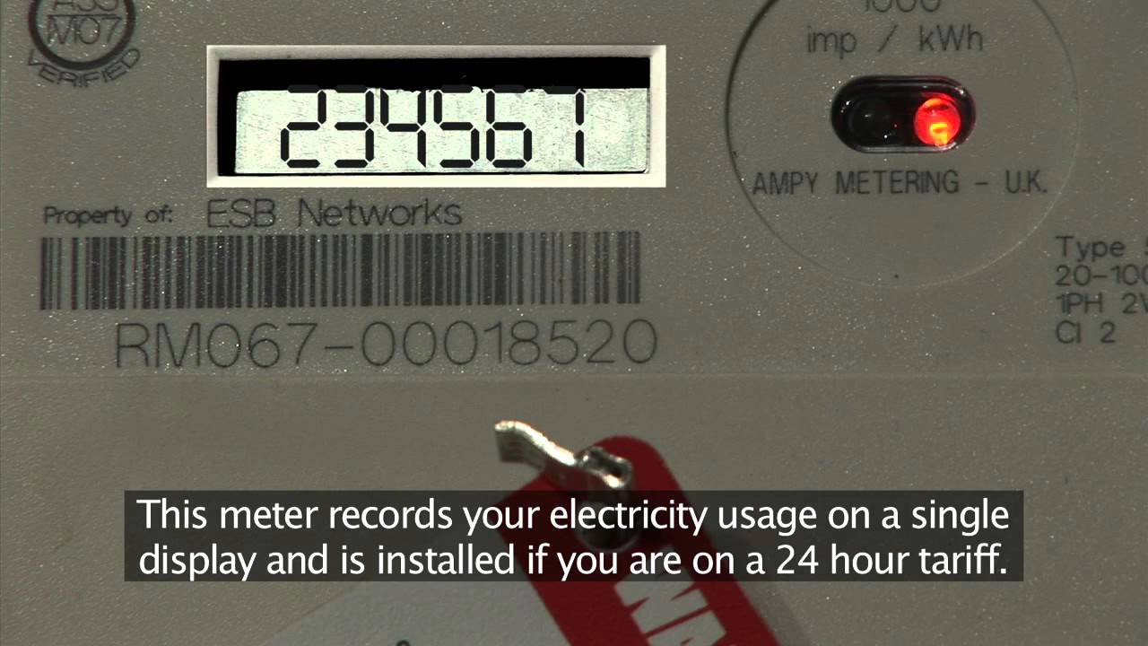 How to Read an Electronic Meter