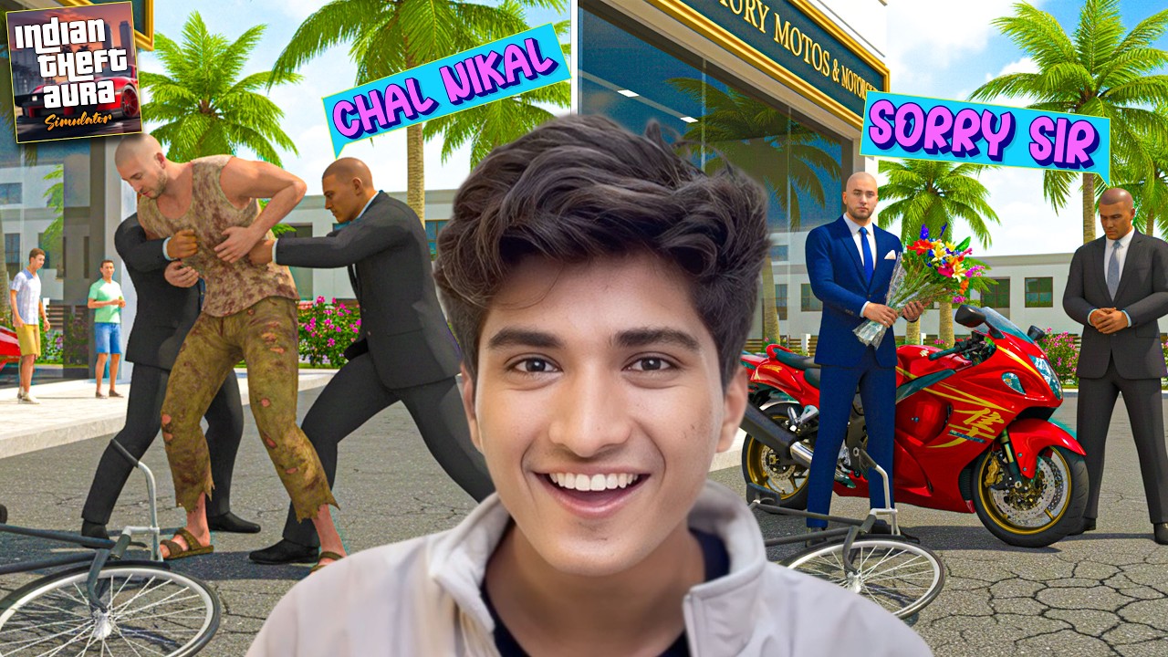 When BEGGAR Visits Showroom in INDIAN THEFT AURA😮‍💨