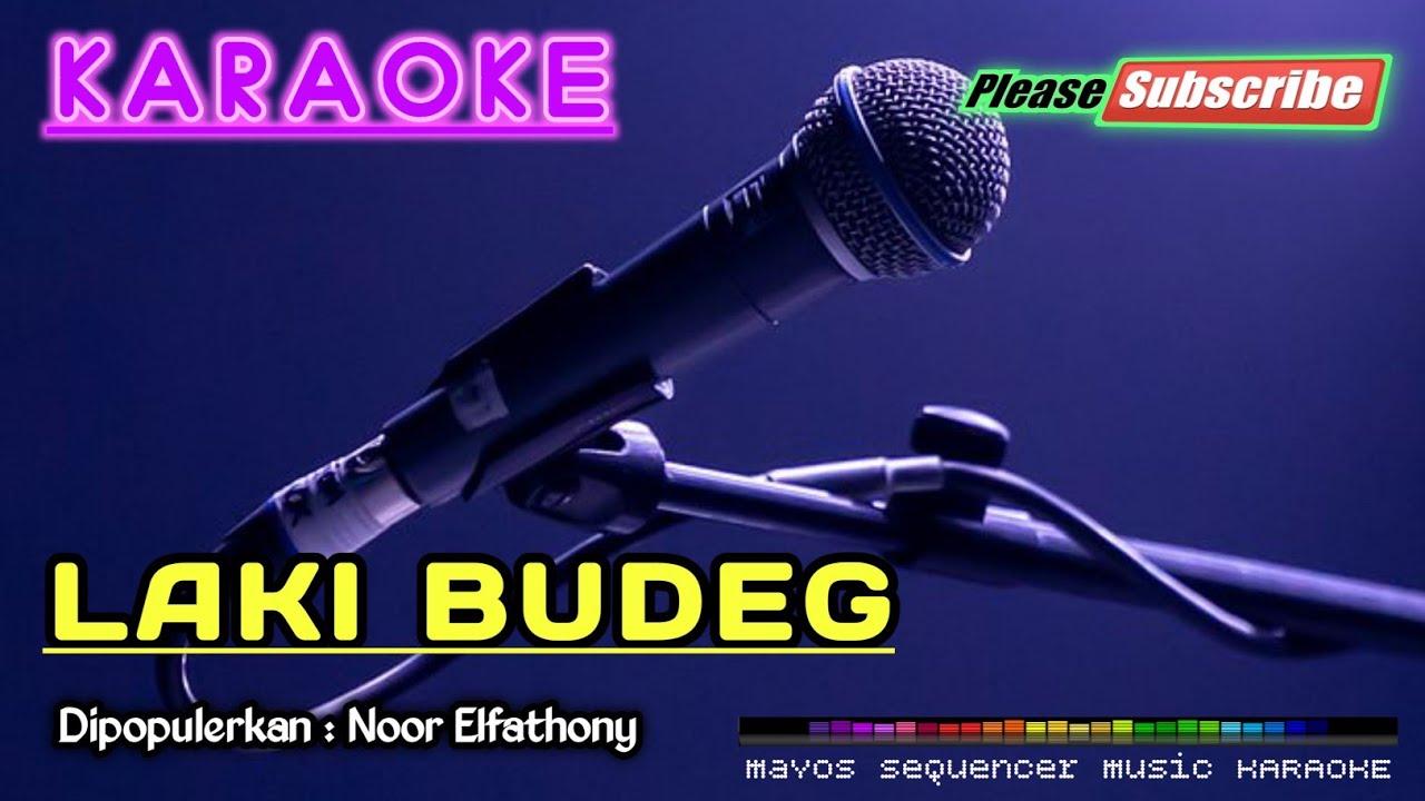 LAKI BUDEG -Noor Elfathony- KARAOKE