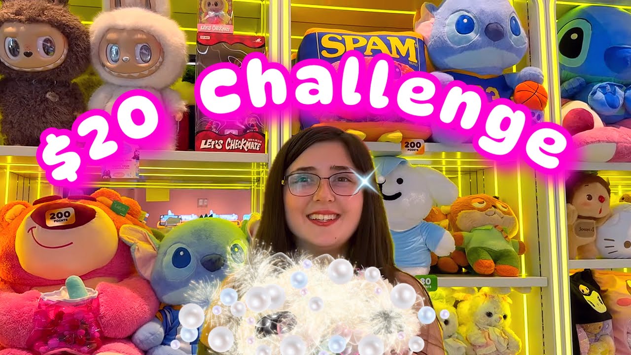 $20 CHALLENGE AT FLUFFY TOWN!!!  WHAT CAN WE WIN?!?
