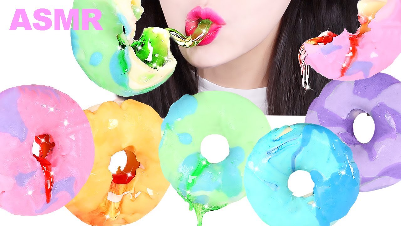 ASMR FROZEN CHOCOLATE HONEY JELLY, 꿀젤리가 들어있는 초콜릿, 얼린 초콜릿 꿀젤리, UNICORN CHOCOLATE, 유니콘 초콜렛 MUKBANG 먹방