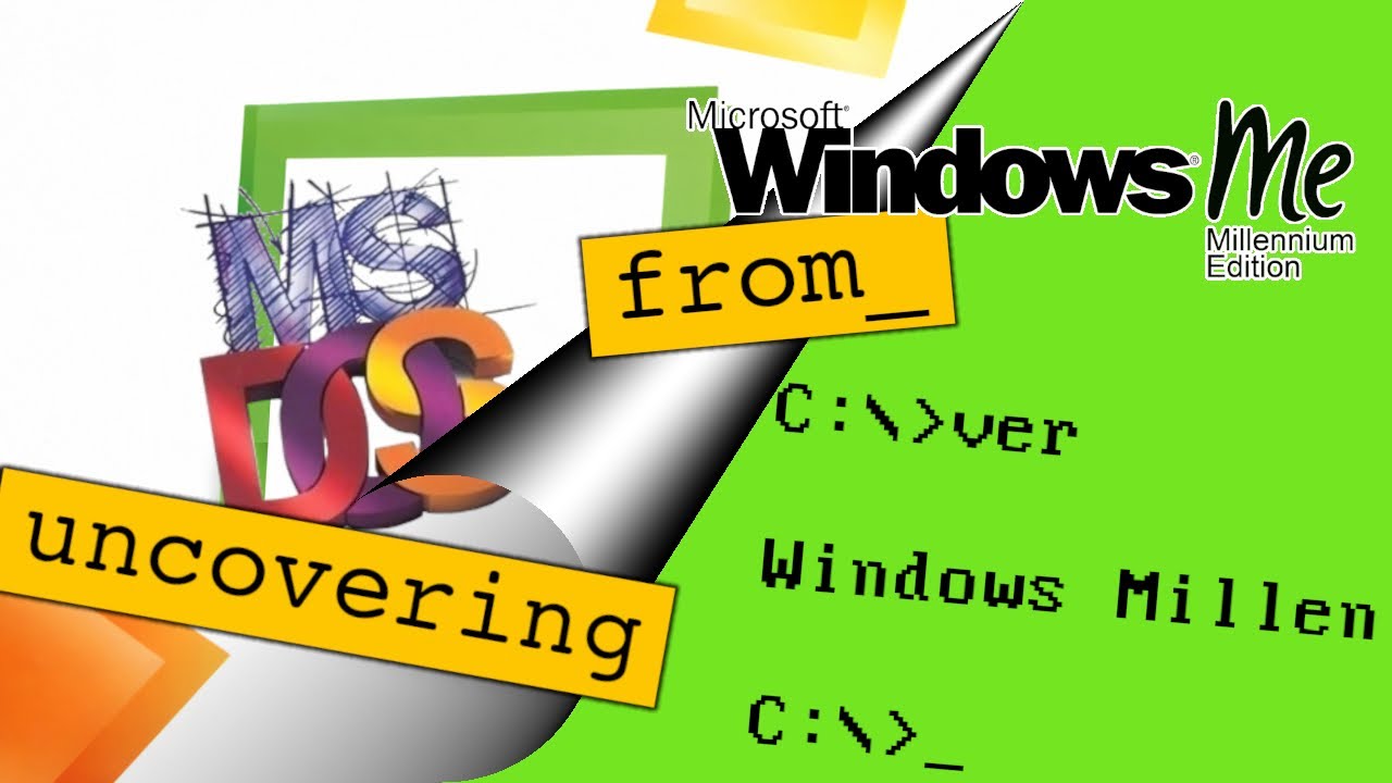 Restoring MS-DOS 8 and DOS Mode, deeply buried beneath Windows Me