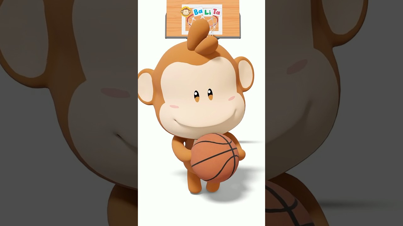 Cara Melempar Bola Basket #babalilitata #balita #kartun #kartunanak