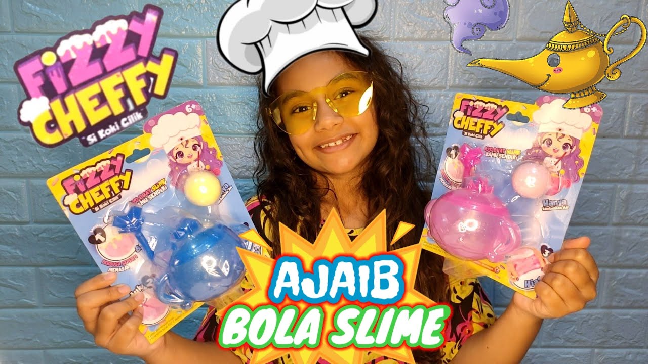 D-NO Fizzy Cheffy Bola Slime Ajaib || mainan Alfamart