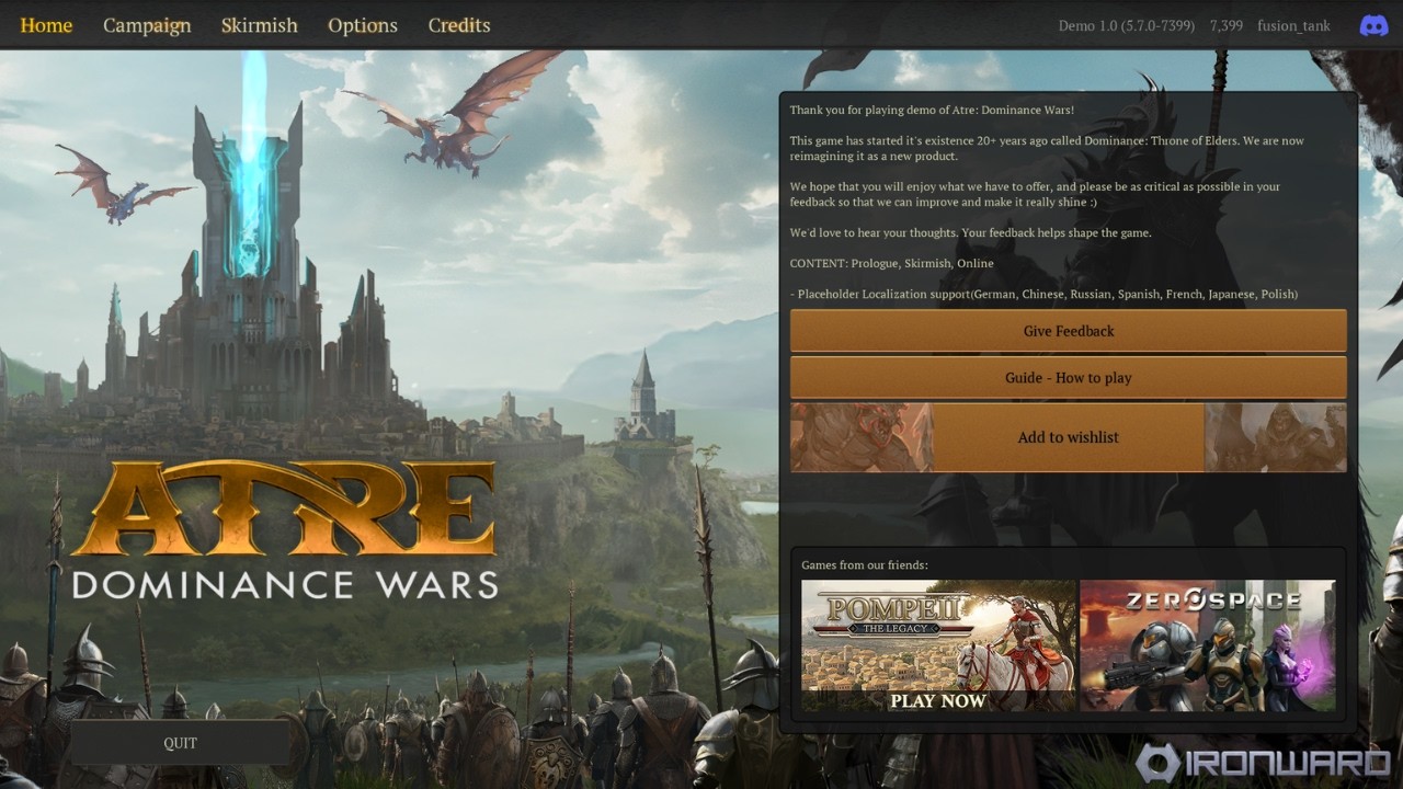 ATRE : Dominance Wars --  First Look