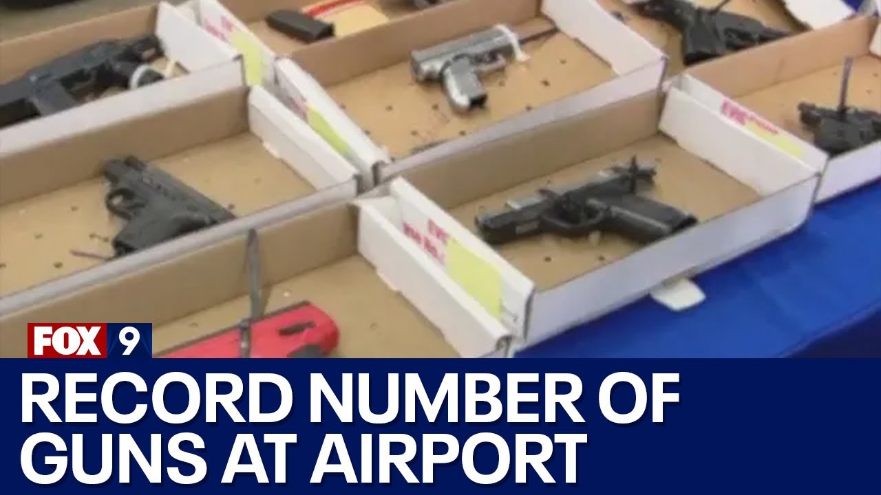 Record number of guns showing up airports