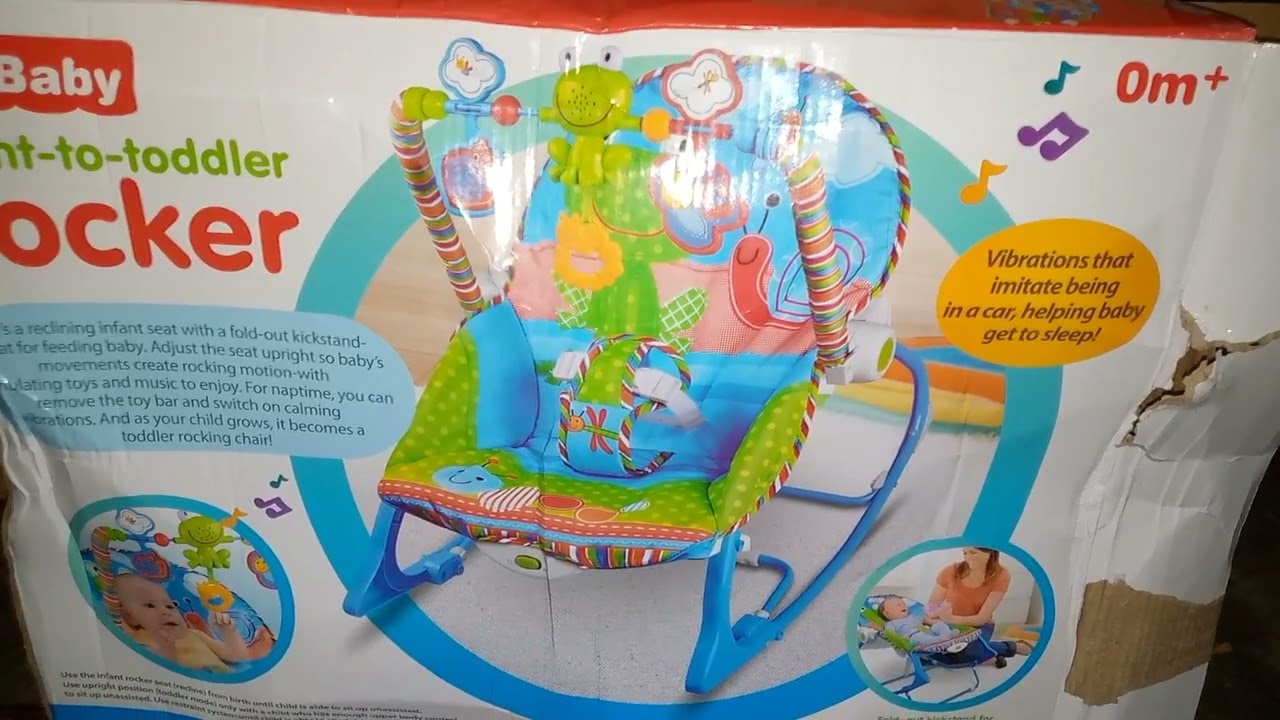 Unboxing Hu Baby Baby Rocker With Music & Vibrations