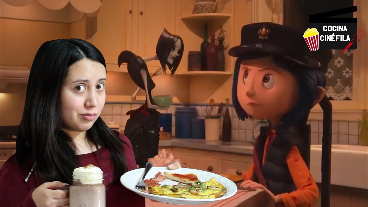 Omelette con champiñones y desayuno del otro mundo- Coraline y la puerta secreta