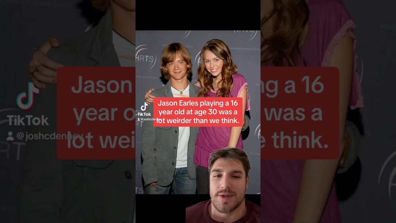 JASON EARLES was the oldest teenager all time. #disneychannel #disney #mileycyrus