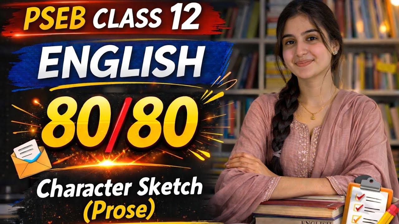 Class 12 pseb english All character Sketch class 12 english Punjab board english
